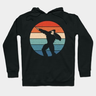 Bigfoot Retro Vintage Dabbing Gifts Hoodie